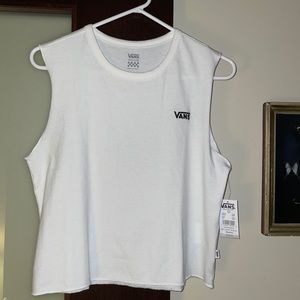 BNWT Vans Crop Muscle tank - sz M